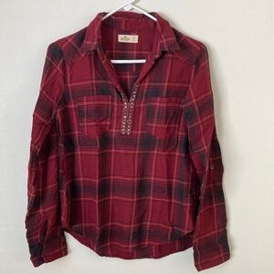 Hollister Plaid Long Sleeve S